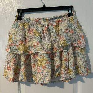SO girls floral skirt
